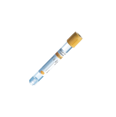 TUBO DE EXTRACCIÓN TAPA AMARILLA (VIDRIO)