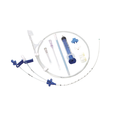 KIT DE CATÉTER VÍA CENTRAL DOBLE LUMEN 5 Fr x 8 cm